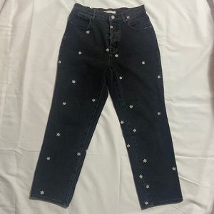 PacSun Black Raising Daisy Mom Jeans High Rise Straight Size 26 (S)